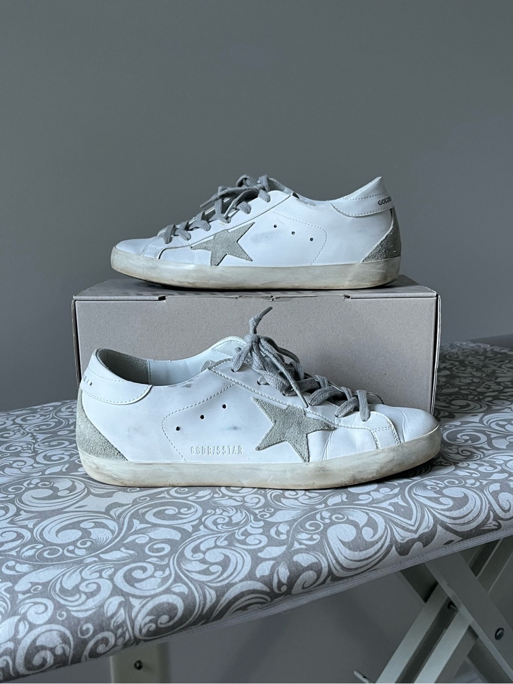 Golden Goose White/Ice Super-Star Bio Based Sneakers SOLD OUT